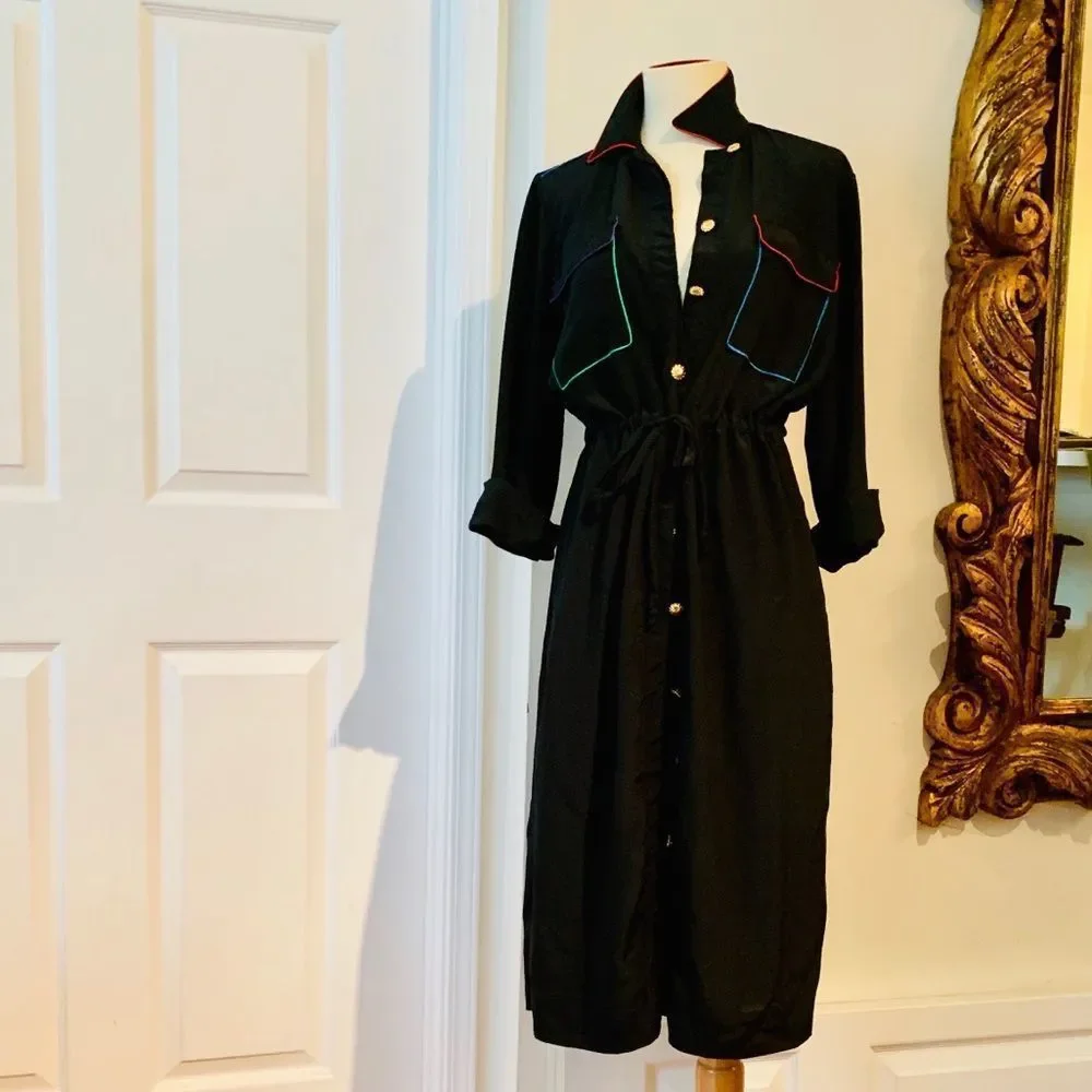 VINTAGE FRANCES HENACHAN DRESS - Picture 2 of 5